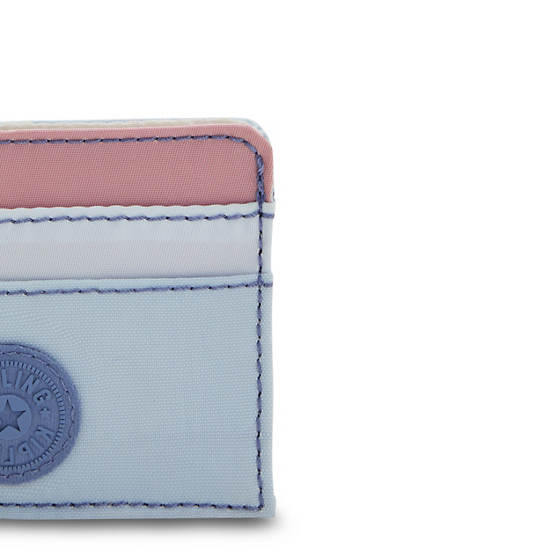 Kipling Cardy Card Holder Taske Lyseblå Lyserød | DK 2054BE